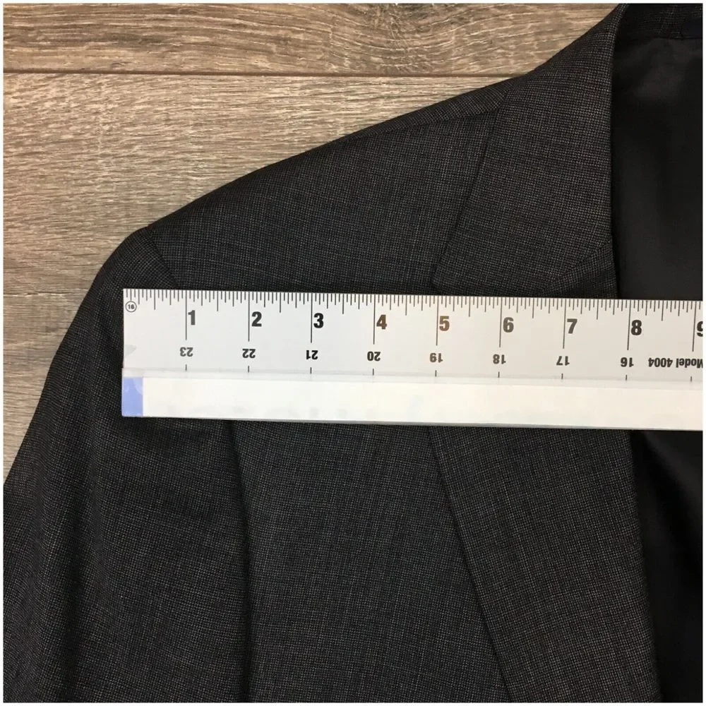 HART SCHAFFNER Mens‎ Blazer Sport Coat 2 Button Casual Jacket Size 44L Wool Suit